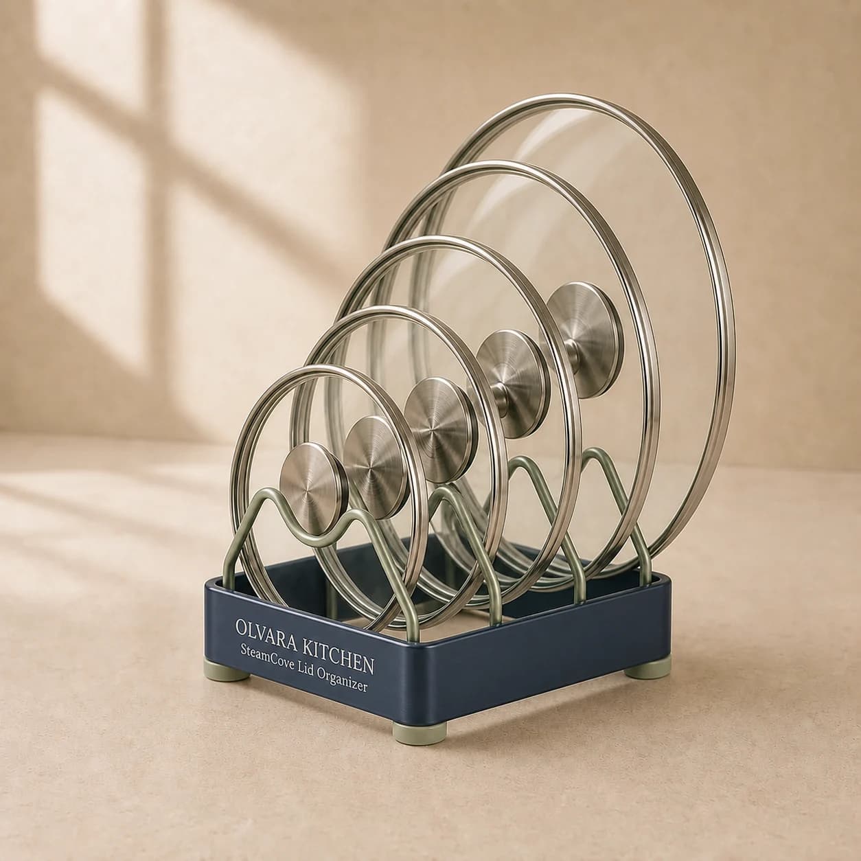 SteamCove Lid Organizer kitchen tool