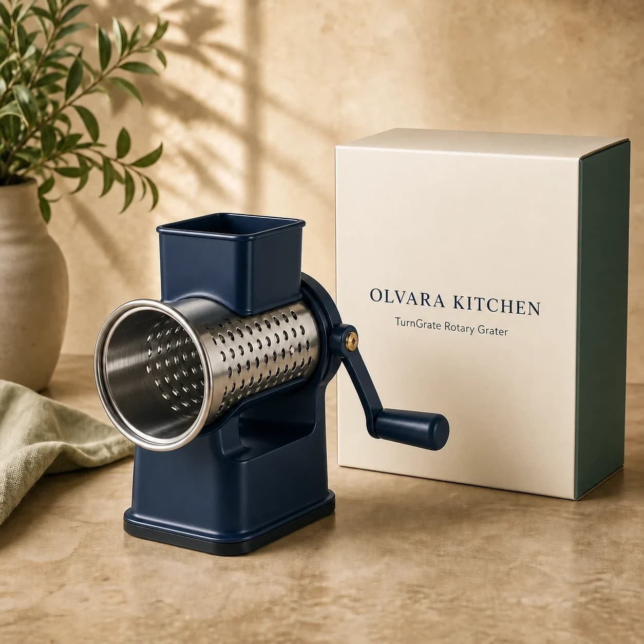 TurnGrate Rotary Grater kitchen tool